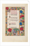Hours of Queen Isabella the Catholic, Queen of Spain: Fol. 12r, November, c. 1500 by Master of the First Prayerbook of Maximillian
