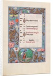 Hours of Queen Isabella the Catholic, Queen of Spain: Fol. 12v, November, c. 1500 by Master of the First Prayerbook of Maximillian