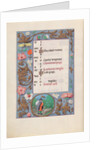 Hours of Queen Isabella the Catholic, Queen of Spain: Fol. 12v, November, c. 1500 by Master of the First Prayerbook of Maximillian