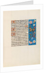 Hours of Queen Isabella the Catholic, Queen of Spain: Fol. 135r, c. 1500 by Master of the First Prayerbook of Maximillian
