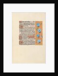 Hours of Queen Isabella the Catholic, Queen of Spain: Fol. 139r, c. 1500 by Master of the First Prayerbook of Maximillian