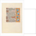 Hours of Queen Isabella the Catholic, Queen of Spain: Fol. 139r, c. 1500 by Master of the First Prayerbook of Maximillian