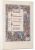 Hours of Queen Isabella the Catholic, Queen of Spain: Fol. 13r, December, c. 1500 by Master of the First Prayerbook of Maximillian