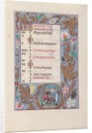 Hours of Queen Isabella the Catholic, Queen of Spain: Fol. 13r, December, c. 1500 by Master of the First Prayerbook of Maximillian