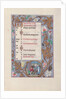 Hours of Queen Isabella the Catholic, Queen of Spain: Fol. 13r, December, c. 1500 by Master of the First Prayerbook of Maximillian