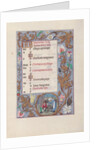 Hours of Queen Isabella the Catholic, Queen of Spain: Fol. 13r, December, c. 1500 by Master of the First Prayerbook of Maximillian