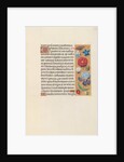 Hours of Queen Isabella the Catholic, Queen of Spain: Fol. 140r, c. 1500 by Master of the First Prayerbook of Maximillian