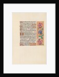 Hours of Queen Isabella the Catholic, Queen of Spain: Fol. 144r, c. 1500 by Master of the First Prayerbook of Maximillian