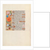 Hours of Queen Isabella the Catholic, Queen of Spain: Fol. 149v, c. 1500 by Master of the First Prayerbook of Maximillian