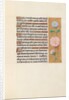 Hours of Queen Isabella the Catholic, Queen of Spain: Fol. 151r, c. 1500 by Master of the First Prayerbook of Maximillian