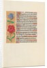 Hours of Queen Isabella the Catholic, Queen of Spain: Fol. 151v, c. 1500 by Master of the First Prayerbook of Maximillian