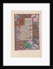 Hours of Queen Isabella the Catholic, Queen of Spain: Fol. 155r, c. 1500 by Master of the First Prayerbook of Maximillian