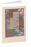 Hours of Queen Isabella the Catholic, Queen of Spain: Fol. 155r, c. 1500 by Master of the First Prayerbook of Maximillian