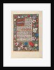 Hours of Queen Isabella the Catholic, Queen of Spain: Fol. 15r, c. 1500 by Master of the First Prayerbook of Maximillian