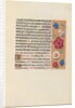 Hours of Queen Isabella the Catholic, Queen of Spain: Fol. 164r, c. 1500 by Master of the First Prayerbook of Maximillian