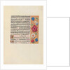Hours of Queen Isabella the Catholic, Queen of Spain: Fol. 164r, c. 1500 by Master of the First Prayerbook of Maximillian