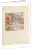 Hours of Queen Isabella the Catholic, Queen of Spain: Fol. 164v, c. 1500 by Master of the First Prayerbook of Maximillian
