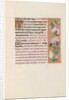 Hours of Queen Isabella the Catholic, Queen of Spain: Fol. 165r, c. 1500 by Master of the First Prayerbook of Maximillian