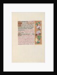Hours of Queen Isabella the Catholic, Queen of Spain: Fol. 165r, c. 1500 by Master of the First Prayerbook of Maximillian