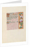 Hours of Queen Isabella the Catholic, Queen of Spain: Fol. 165r, c. 1500 by Master of the First Prayerbook of Maximillian