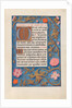 Hours of Queen Isabella the Catholic, Queen of Spain: Fol. 168r, c. 1500 by Master of the First Prayerbook of Maximillian