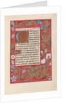Hours of Queen Isabella the Catholic, Queen of Spain: Fol. 172r, c. 1500 by Master of the First Prayerbook of Maximillian