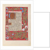 Hours of Queen Isabella the Catholic, Queen of Spain: Fol. 172r, c. 1500 by Master of the First Prayerbook of Maximillian