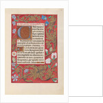 Hours of Queen Isabella the Catholic, Queen of Spain: Fol. 172r, c. 1500 by Master of the First Prayerbook of Maximillian