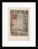 Hours of Queen Isabella the Catholic, Queen of Spain: Fol. 178r, c. 1500 by Master of the First Prayerbook of Maximillian