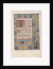 Hours of Queen Isabella the Catholic, Queen of Spain: Fol. 184r, c. 1500 by Master of the First Prayerbook of Maximillian