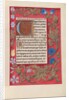 Hours of Queen Isabella the Catholic, Queen of Spain: Fol. 190r, c. 1500 by Master of the First Prayerbook of Maximillian