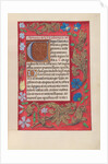 Hours of Queen Isabella the Catholic, Queen of Spain: Fol. 190r, c. 1500 by Master of the First Prayerbook of Maximillian