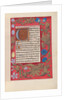 Hours of Queen Isabella the Catholic, Queen of Spain: Fol. 190r, c. 1500 by Master of the First Prayerbook of Maximillian