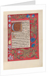 Hours of Queen Isabella the Catholic, Queen of Spain: Fol. 190r, c. 1500 by Master of the First Prayerbook of Maximillian