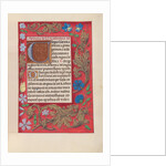 Hours of Queen Isabella the Catholic, Queen of Spain: Fol. 190r, c. 1500 by Master of the First Prayerbook of Maximillian