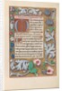 Hours of Queen Isabella the Catholic, Queen of Spain: Fol. 194r, c. 1500 by Master of the First Prayerbook of Maximillian