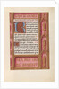 Hours of Queen Isabella the Catholic, Queen of Spain: Fol. 198r, c. 1500 by Master of the First Prayerbook of Maximillian