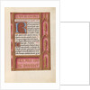 Hours of Queen Isabella the Catholic, Queen of Spain: Fol. 198r, c. 1500 by Master of the First Prayerbook of Maximillian