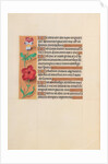 Hours of Queen Isabella the Catholic, Queen of Spain: Fol. 201v, c. 1500 by Master of the First Prayerbook of Maximillian