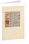 Hours of Queen Isabella the Catholic, Queen of Spain: Fol. 205v, c. 1500 by Master of the First Prayerbook of Maximillian