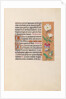 Hours of Queen Isabella the Catholic, Queen of Spain: Fol. 20r, c. 1500 by Master of the First Prayerbook of Maximillian