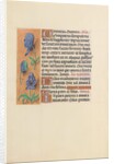 Hours of Queen Isabella the Catholic, Queen of Spain: Fol. 20v, c. 1500 by Master of the First Prayerbook of Maximillian