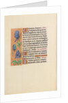Hours of Queen Isabella the Catholic, Queen of Spain: Fol. 20v, c. 1500 by Master of the First Prayerbook of Maximillian