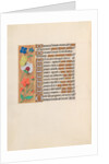 Hours of Queen Isabella the Catholic, Queen of Spain: Fol. 212v, c. 1500 by Master of the First Prayerbook of Maximillian