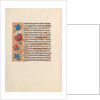 Hours of Queen Isabella the Catholic, Queen of Spain: Fol. 214v, c. 1500 by Master of the First Prayerbook of Maximillian
