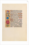 Hours of Queen Isabella the Catholic, Queen of Spain: Fol. 215v, c. 1500 by Master of the First Prayerbook of Maximillian