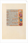 Hours of Queen Isabella the Catholic, Queen of Spain: Fol. 228r, c. 1500 by Master of the First Prayerbook of Maximillian
