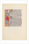 Hours of Queen Isabella the Catholic, Queen of Spain: Fol. 22v, c. 1500 by Master of the First Prayerbook of Maximillian