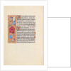 Hours of Queen Isabella the Catholic, Queen of Spain: Fol. 22v, c. 1500 by Master of the First Prayerbook of Maximillian