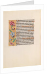 Hours of Queen Isabella the Catholic, Queen of Spain: Fol. 230v, c. 1500 by Master of the First Prayerbook of Maximillian
